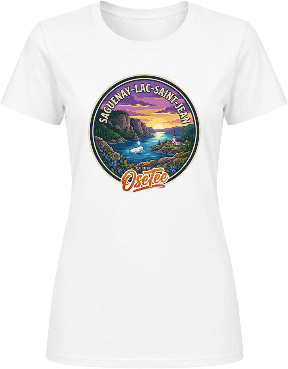 T-shirt Saguenay–Lac-Saint-Jean OseTee – aperçu 19 / Quebec region tee preview 19
