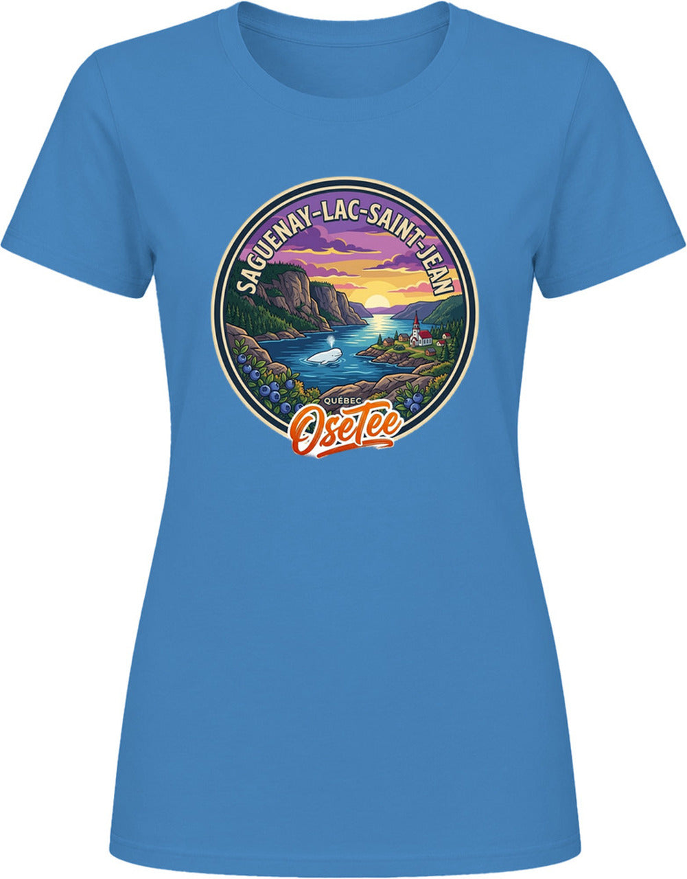 T-shirt Saguenay–Lac-Saint-Jean OseTee – aperçu 17 / Quebec region tee preview 17