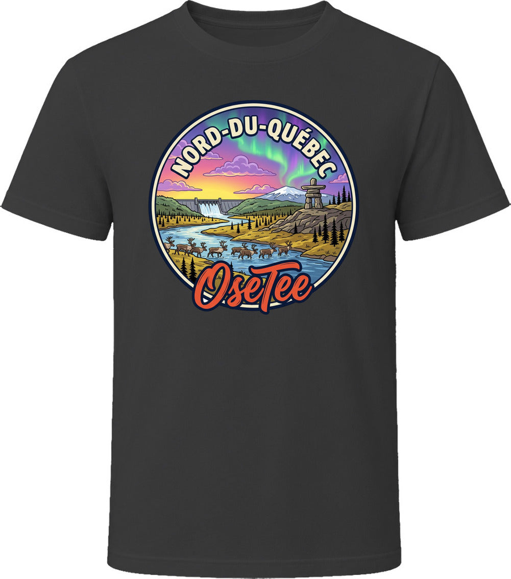 T-shirt Nord-du-Québec OseTee – aperçu 2 / Quebec region tee preview 2