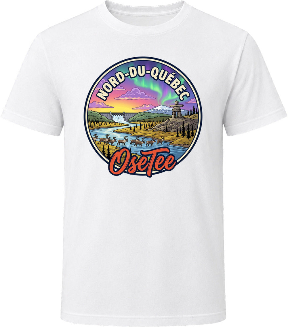 T-shirt Nord-du-Québec OseTee – aperçu 3 / Quebec region tee preview 3