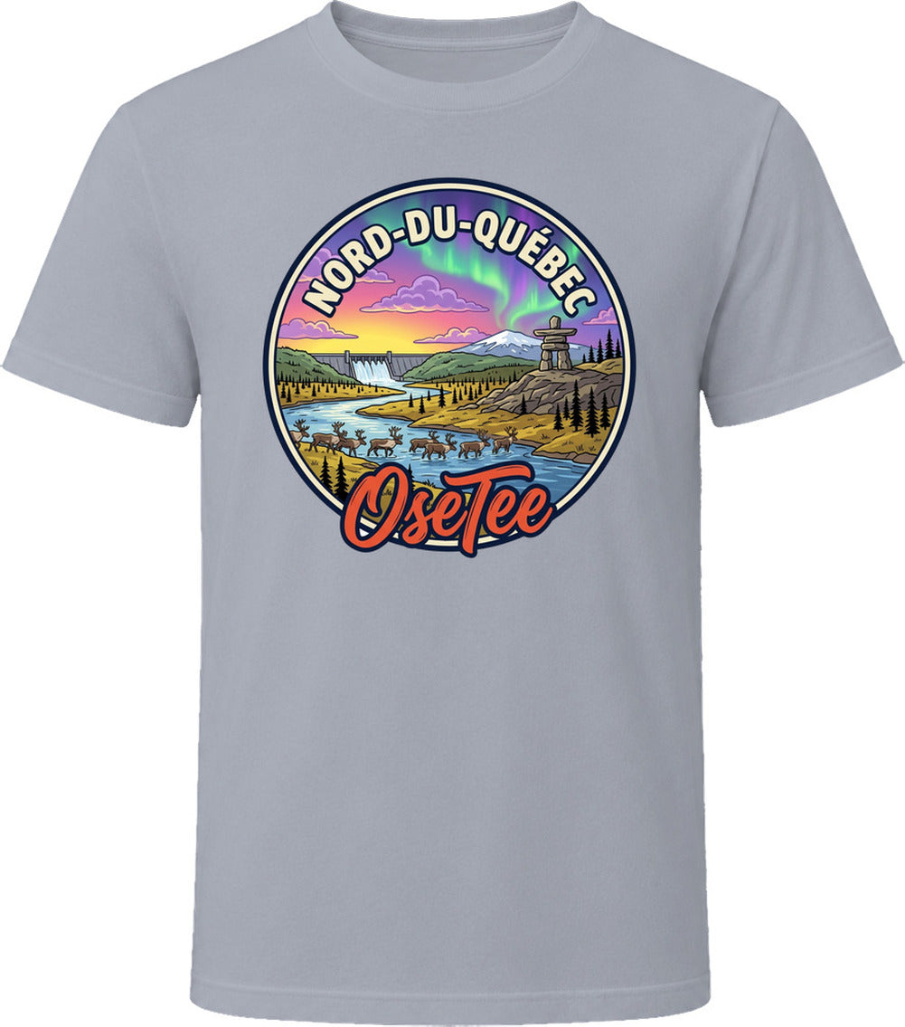T-shirt Nord-du-Québec OseTee – aperçu 1 / Quebec region tee preview 1