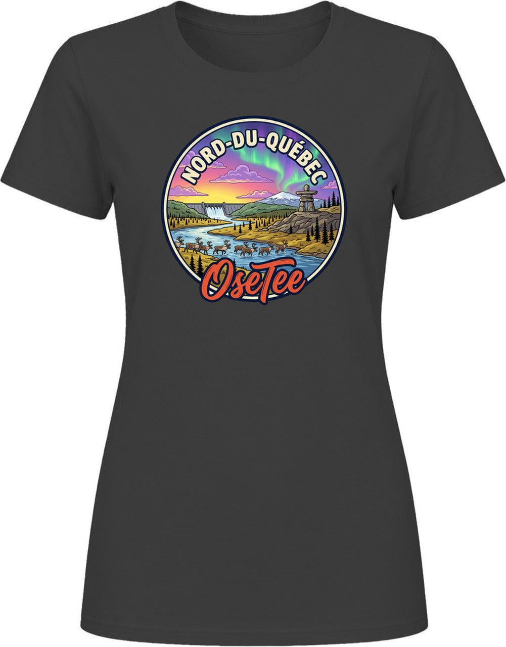 T-shirt Nord-du-Québec OseTee – aperçu 17 / Quebec region tee preview 17