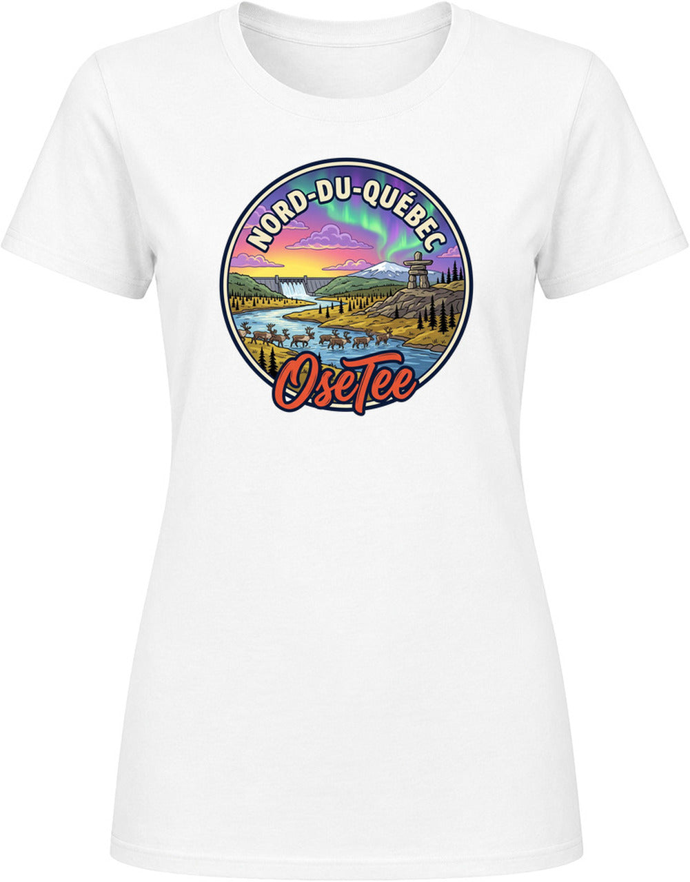 T-shirt Nord-du-Québec OseTee – aperçu 18 / Quebec region tee preview 18