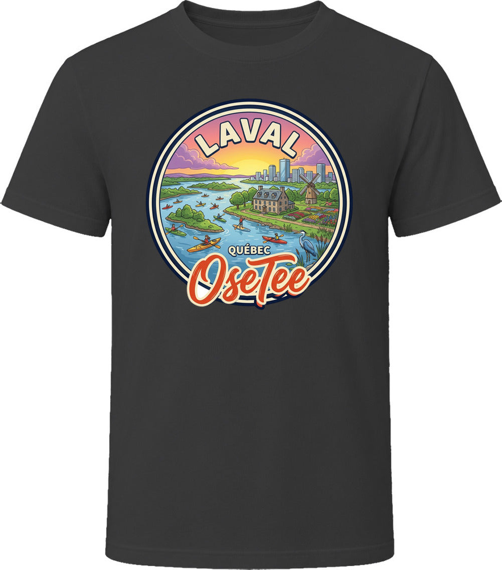 T-shirt Laval OseTee – aperçu 2 / Quebec region tee preview 2