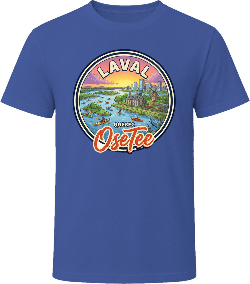 T-shirt Laval OseTee – aperçu 3 / Quebec region tee preview 3