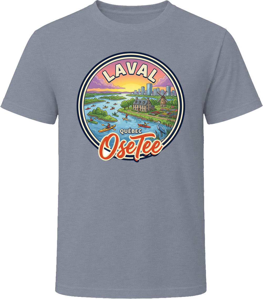 T-shirt Laval OseTee – aperçu 4 / Quebec region tee preview 4