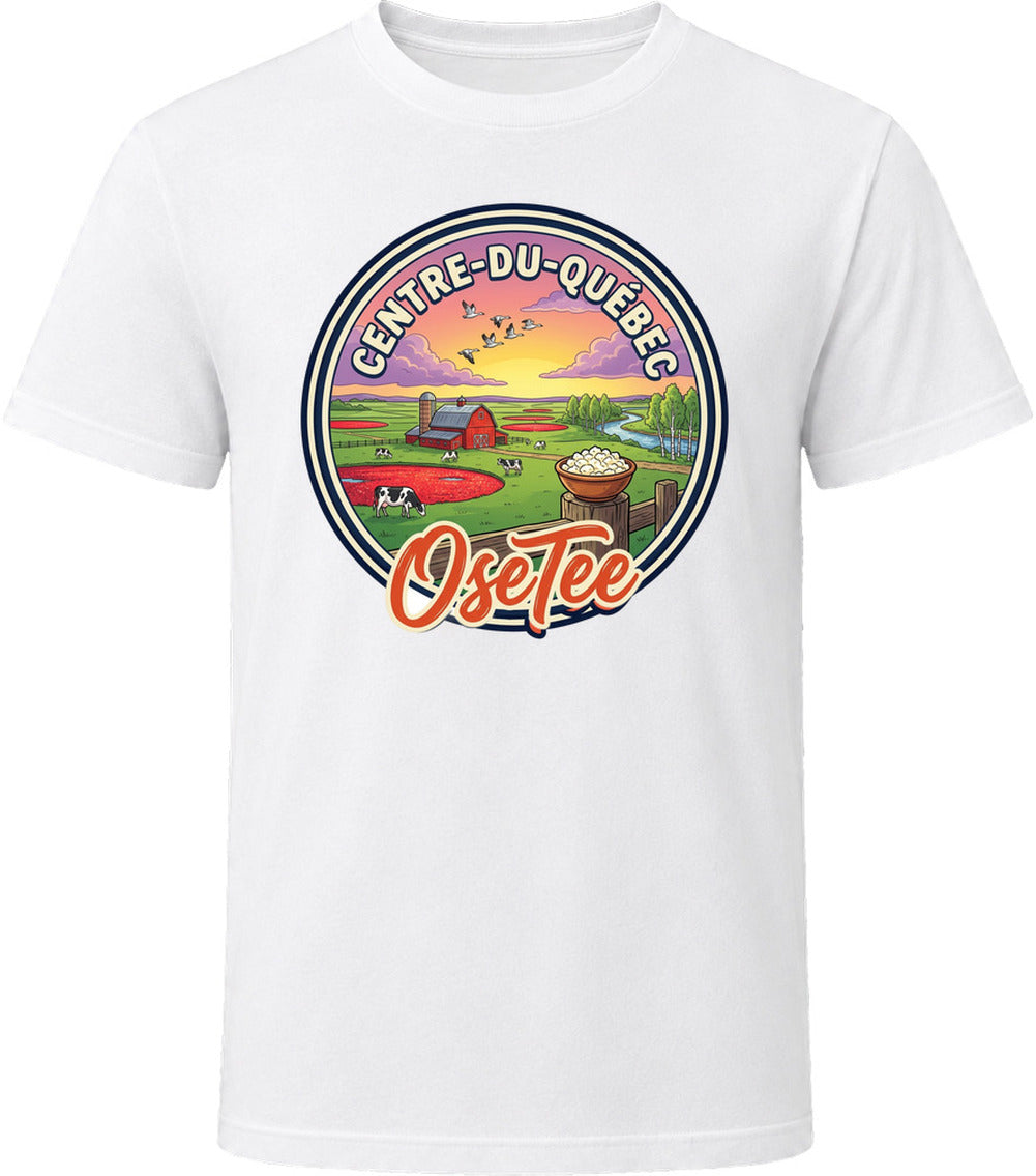 T-shirt Centre-du-Québec OseTee – aperçu 2 / Quebec region tee preview 2