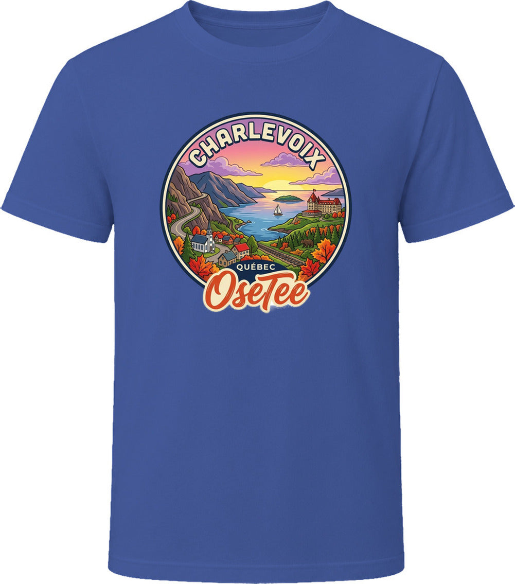 T-shirt Charlevoix OseTee – aperçu 4 / Quebec region tee preview 4