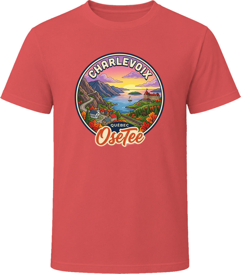 T-shirt Charlevoix OseTee – aperçu 6 / Quebec region tee preview 6