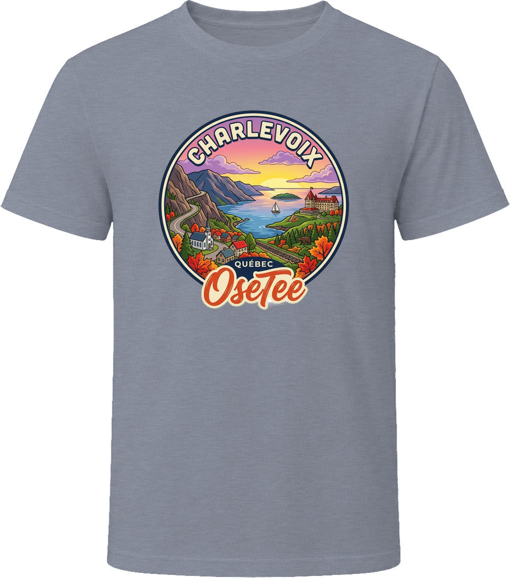 T-shirt Charlevoix OseTee – aperçu 5 / Quebec region tee preview 5