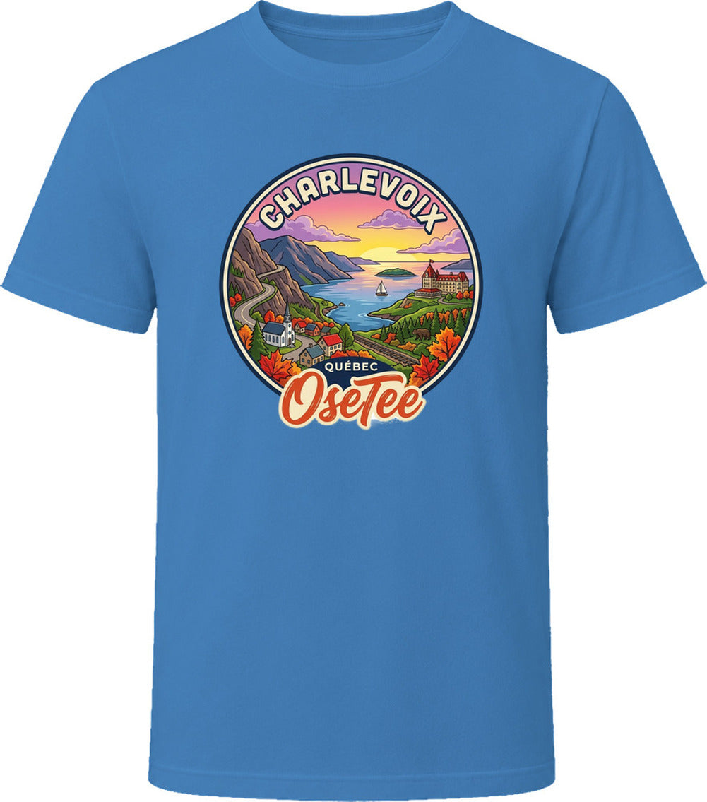 T-shirt Charlevoix OseTee – aperçu 1 / Quebec region tee preview 1
