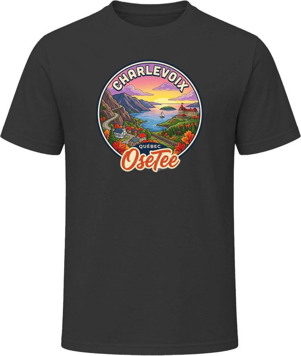 T-shirt Charlevoix OseTee – aperçu 7 / Quebec region tee preview 7