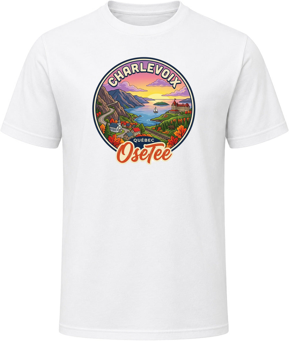 T-shirt Charlevoix OseTee – aperçu 8 / Quebec region tee preview 8