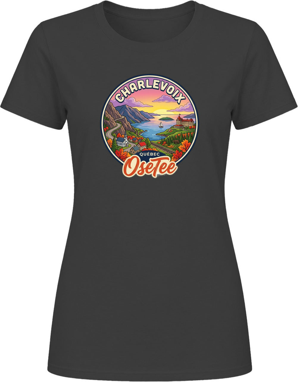 T-shirt Charlevoix OseTee – aperçu 18 / Quebec region tee preview 18