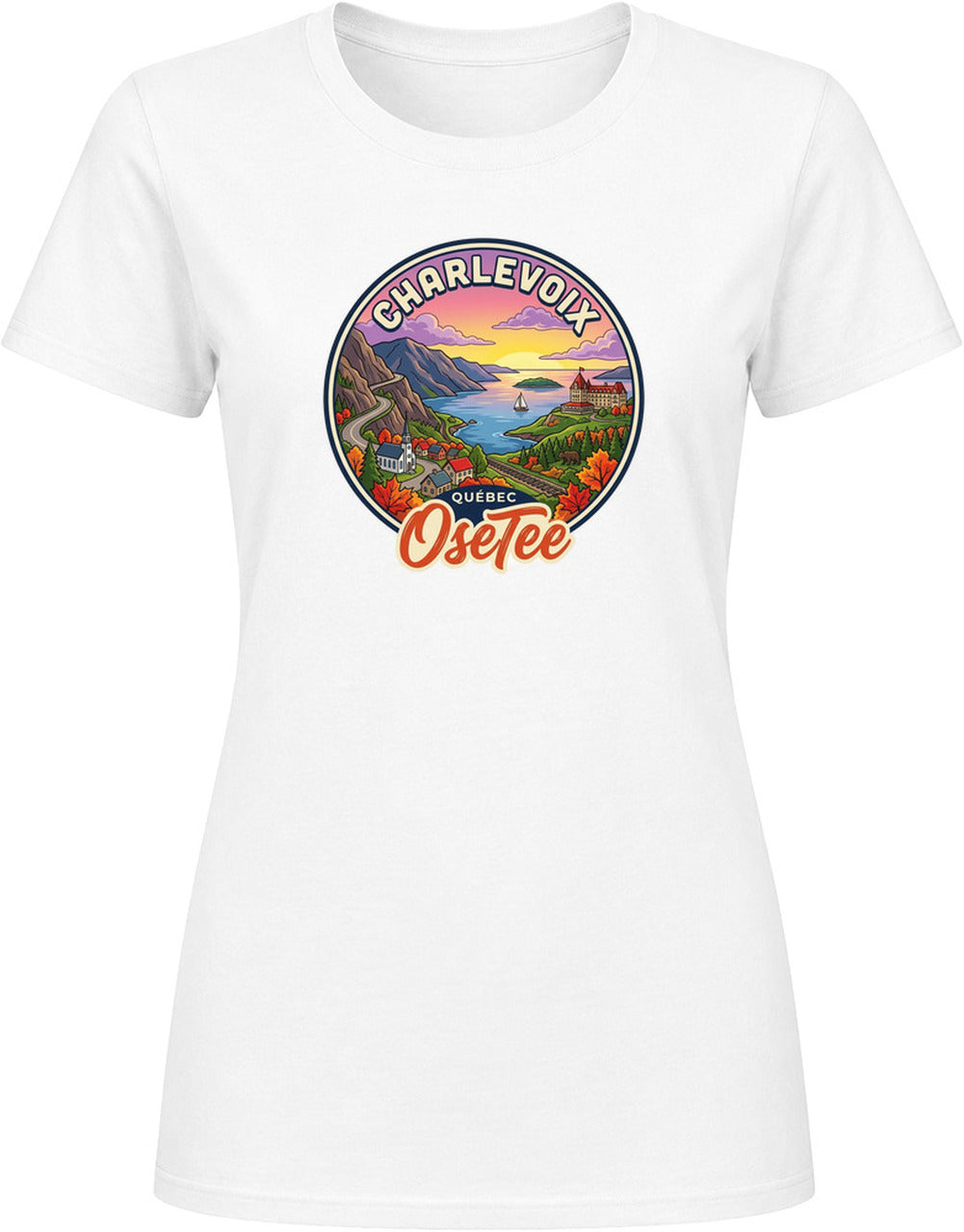 T-shirt Charlevoix OseTee – aperçu 19 / Quebec region tee preview 19
