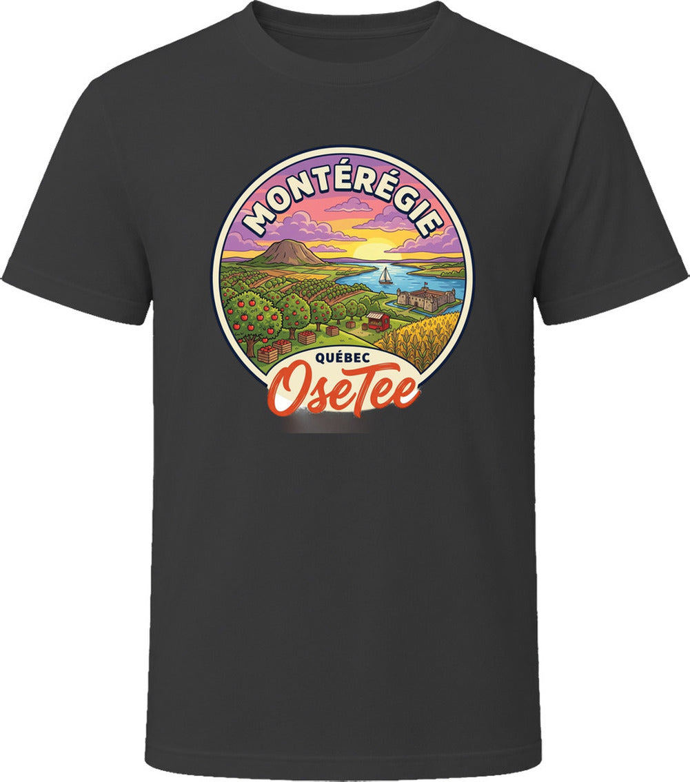 T-shirt Montérégie OseTee – aperçu 2 / Quebec region tee preview 2