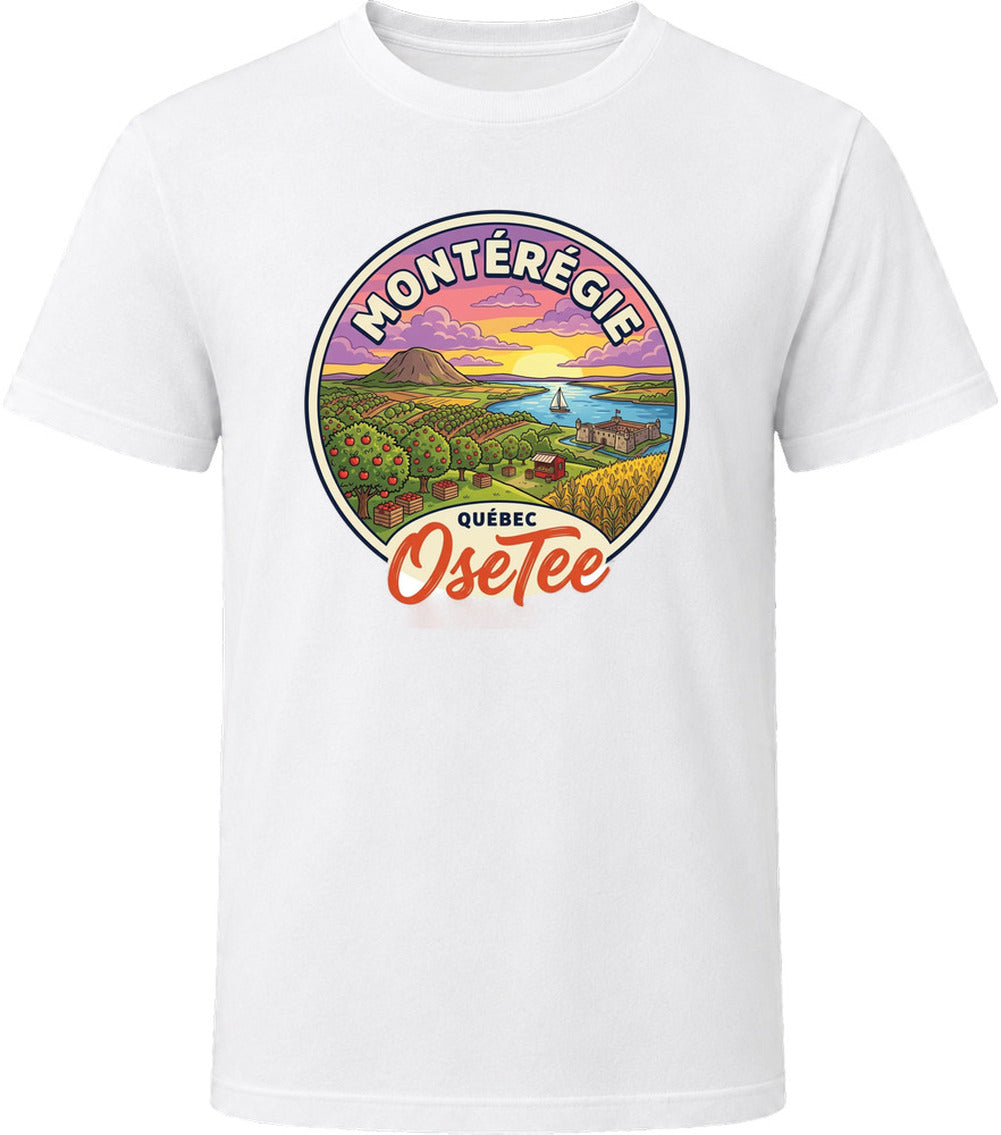T-shirt Montérégie OseTee – aperçu 1 / Quebec region tee preview 1