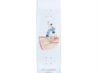 April Skateboards x Henry Jones 'Mariano Chinatown' Skateboard - White