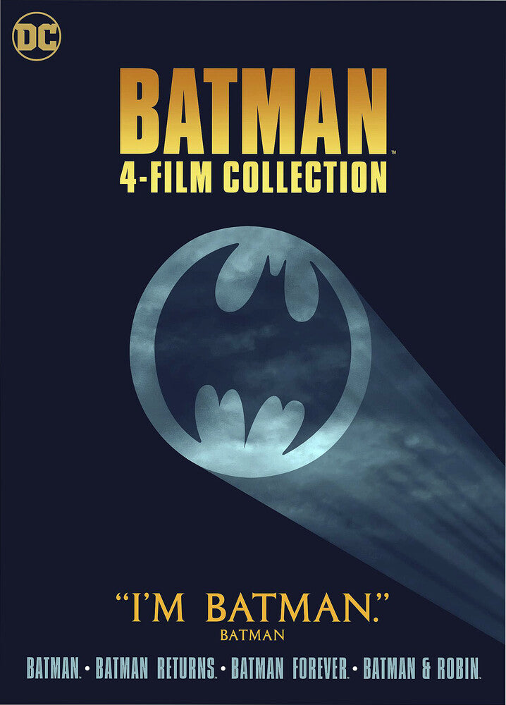 Collection Batman : 4 films cultes (Batman 1989 / Batman : Le Défi / Batman Forever / Batman & Robin) - DVD