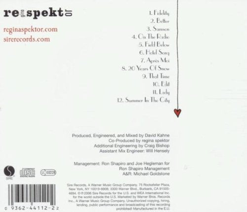 Regina Spektor / Begin To Hope - CD (Used)