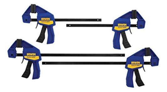 IRWINQUICK-GRIPOne-Handed Mini Bar Clamp 4 Pack, (2) 6", (2) 12", 1964748 🍁 All In One Marketplace Canada