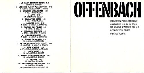 Offenbach / C'était Plus Qu'une Aventure 1972 À 1985 - CD (Used)