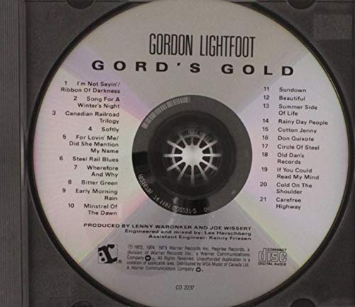 Gordon Lightfoot / Gord's Gold - CD (Used)