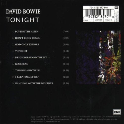 David Bowie / Tonight - CD (Used)