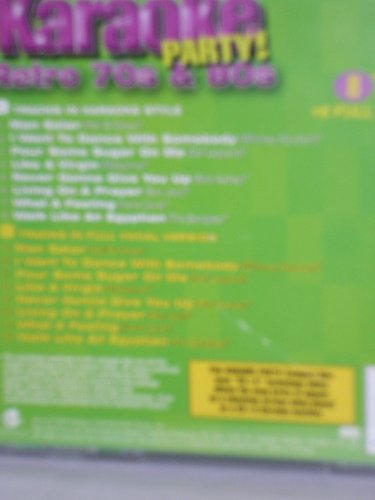 Karaoke Party! 8 Retro 70s & 80s + 8 Full Vocal Versions [CD]