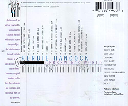 Herbie Hancock / Gershwin's World - CD (Used)