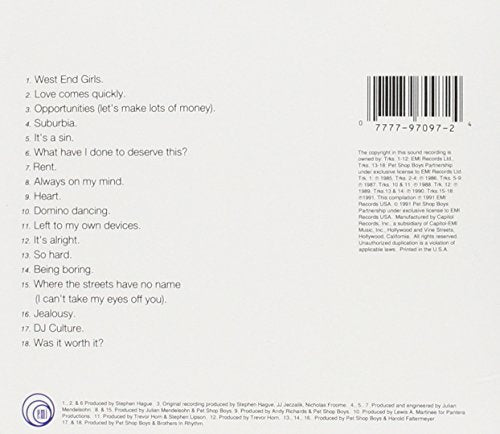 Pet Shop Boys / Discography : The Complete Singles Collection - CD (Used)
