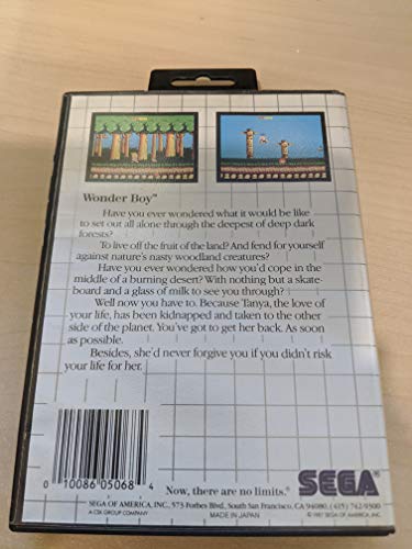 Sega Master System - Wonder Boy