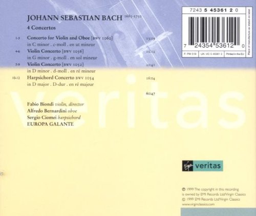 Bach: Violin Concertos