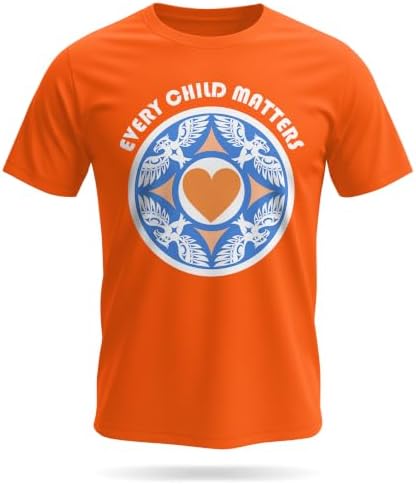 EVERY CHILD MATTERS, Orange Shirt Day, Adult Unisex Orange T-Shirt|B0HGN54LVS