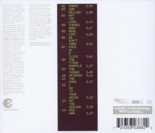 Audio Bullys / Ego War - CD