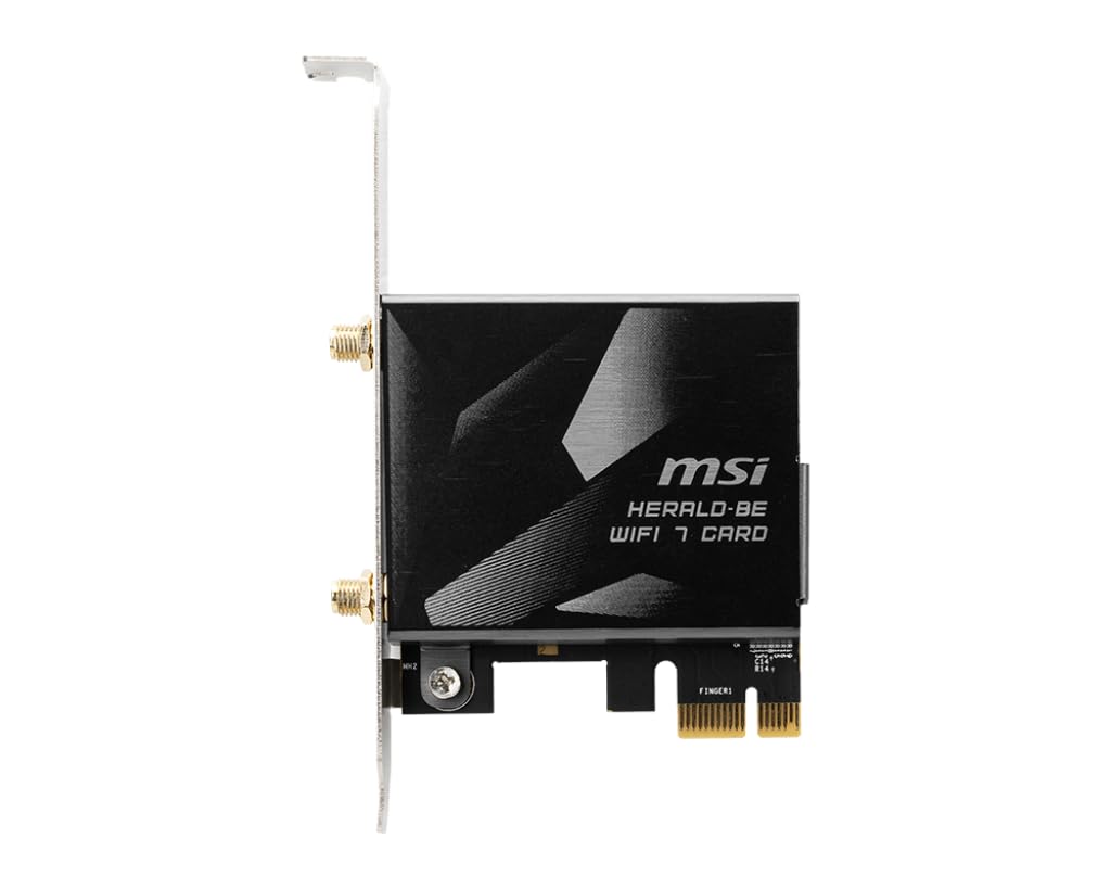 MSI Herald-BE WI-FI 7 MAX (Wi-Fi 7, 802.11BE, Bluetooth 5.4, PCIe, Multi-Link Operation Technology, External Antenna) 🍁 All In One Marketplace Canada