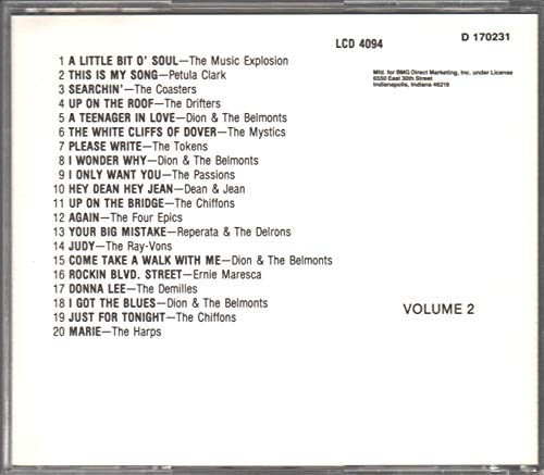 Various / 20 Collecor's Records Of The 50's And 60's: Volume 2 - CD (Used)