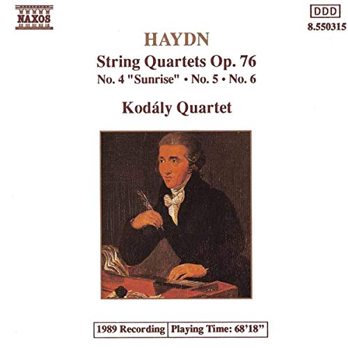 Joseph Haydn Quatuors à cordes op. 76 n° 4 - 6