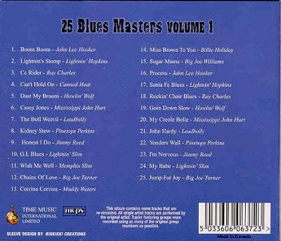 25 Blues Masters Vol. 1