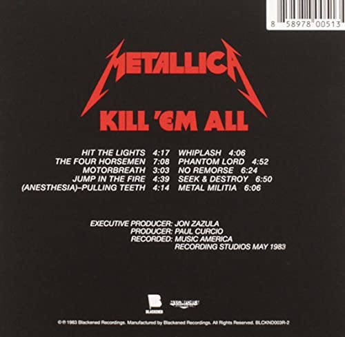Metallica / Kill 'Em All: Remastered - CD (Used)