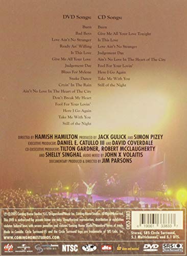 Whitesnake: Live In The Still of The Night - DVD