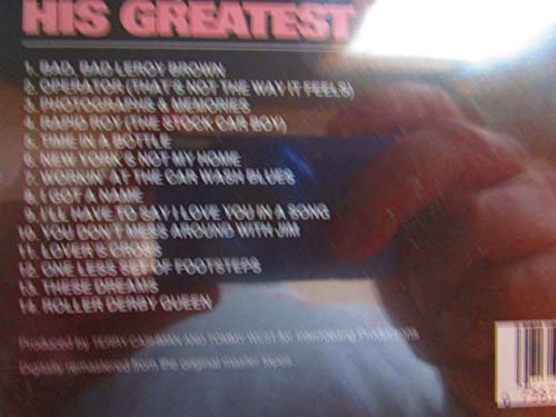 Jim Croce Photographs & Memories - His Greatest Hits