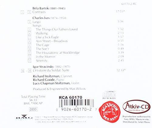 Bartok: Contrasts; Stravinsky