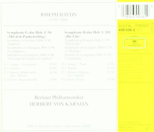 Haydn: Symphony No 94 and