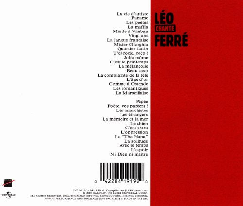 Leo Chante Ferre