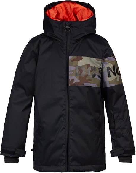 DC Shoes 'Propaganda' Winter Jacket - Black/Army (KIDS)