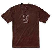 Color Bars X Playboy 'Black Widow' Tee - Chocolate