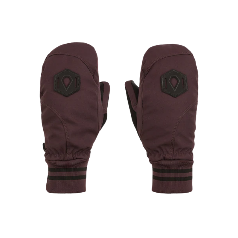 Volcom 'Bistro' Snow Mittens - Burgundy (Women’s)