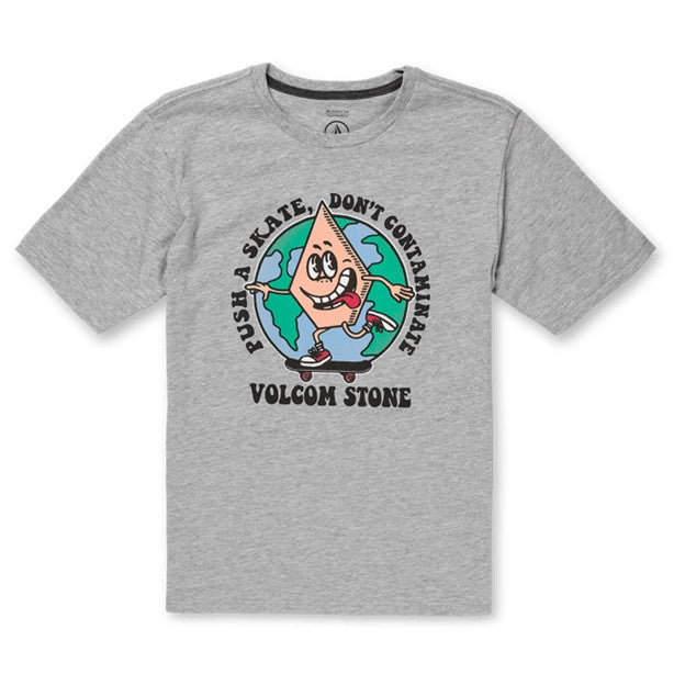 Volcom 'Dont Contaminate' Tee - Grey (KIDS)