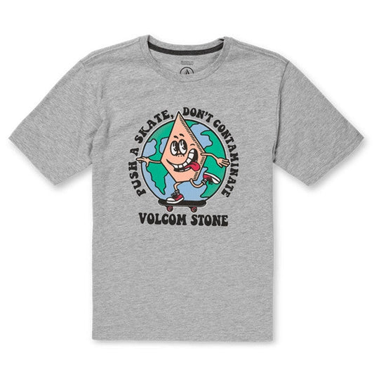 Volcom 'Dont Contaminate' Tee - Grey (KIDS)